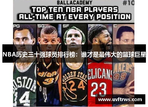 NBA历史三十强球员排行榜：谁才是最伟大的篮球巨星